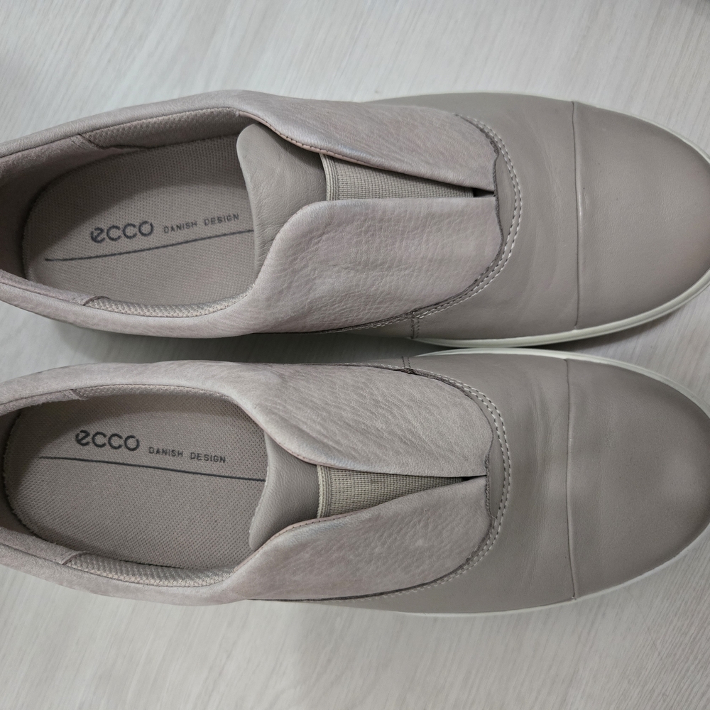 ECCO Gray Slip-On Sneakers